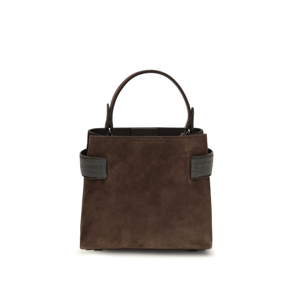 Bolso de Piel de Becerro Marrón (Bos Taurus)