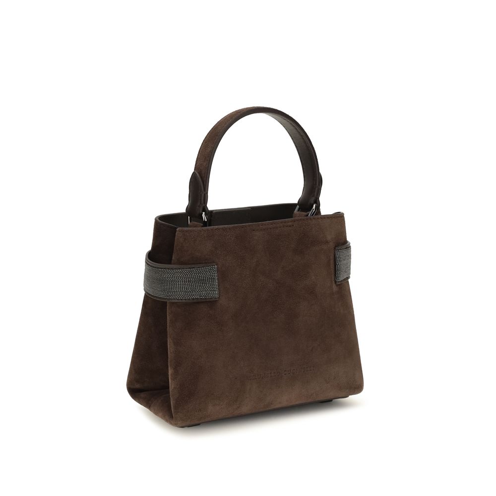 Bolso de Piel de Becerro Marrón (Bos Taurus)