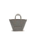 Gray Calf Leather Bos Taurus Handbag