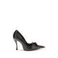 Zapatos de tacón alto de cordero negro Ovis Aries