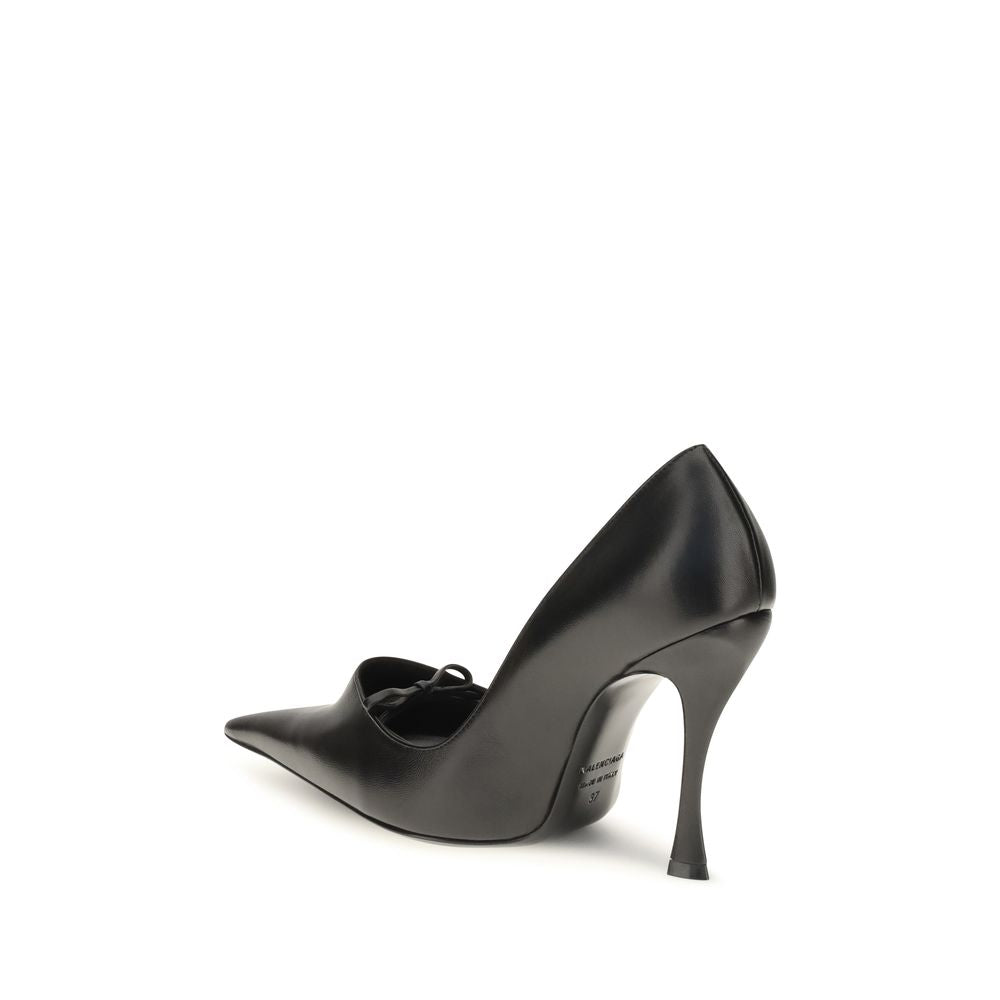 Black Lamb Ovis Aries High Heel Pumps