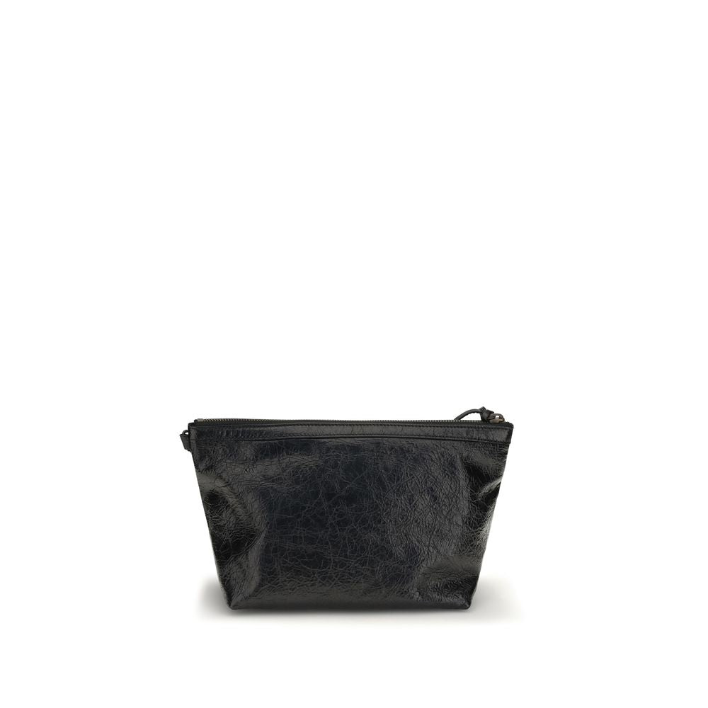 Clutch van zwart kalfsleer Bos Taurus