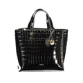Bolso de piel negro para mujer