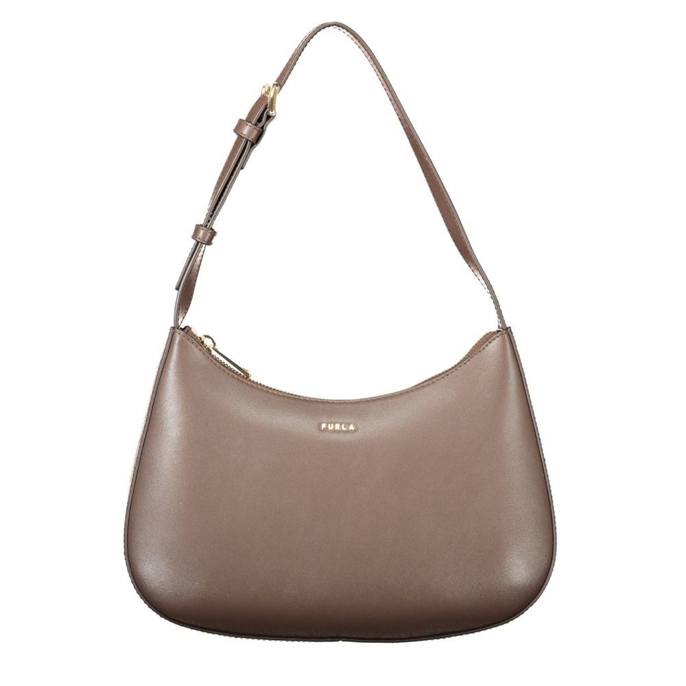 Damenhandtasche aus braunem Leder