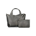Schwarze Ledertasche für Damen