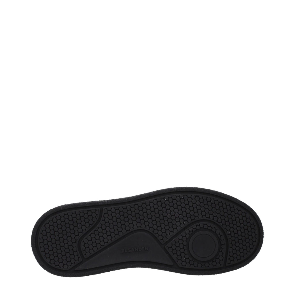 Zapatillas de plataforma de cuero negro
