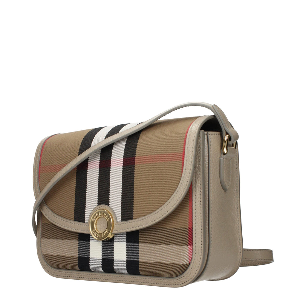 Bolso Bandolera de Tela Marrón