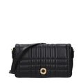 Bolso bandolera de cuero negro
