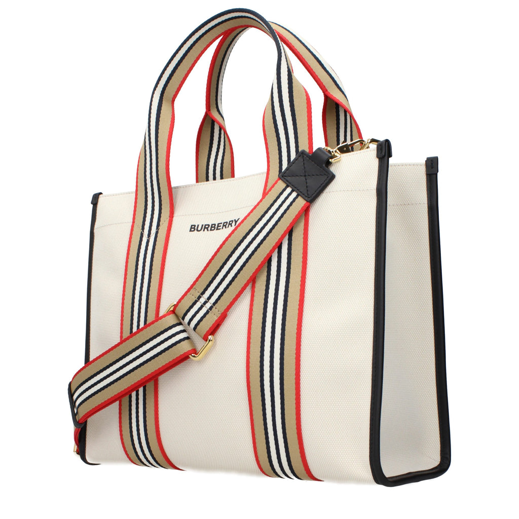 Bolso de tela beige