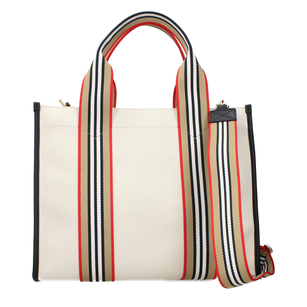 Bolso de tela beige
