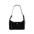 Bolso de hombro de ante negro