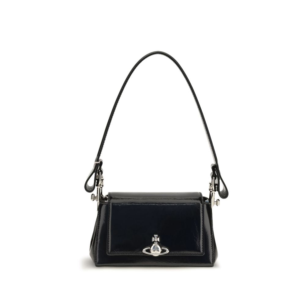 Black Calf Leather Bos Taurus Shoulder Bag