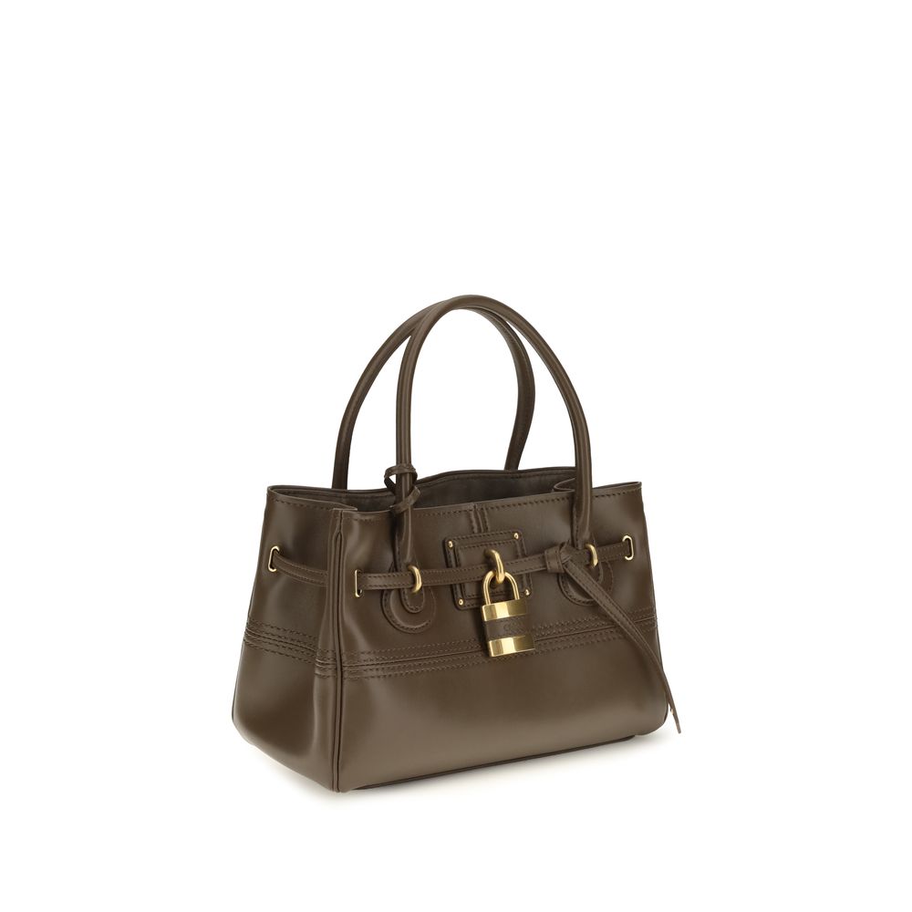 Brown Buffalo Leather Shoulder Bag