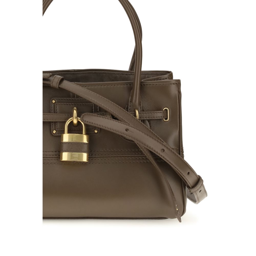 Bolso de Hombro de Piel Búfalo Marrón