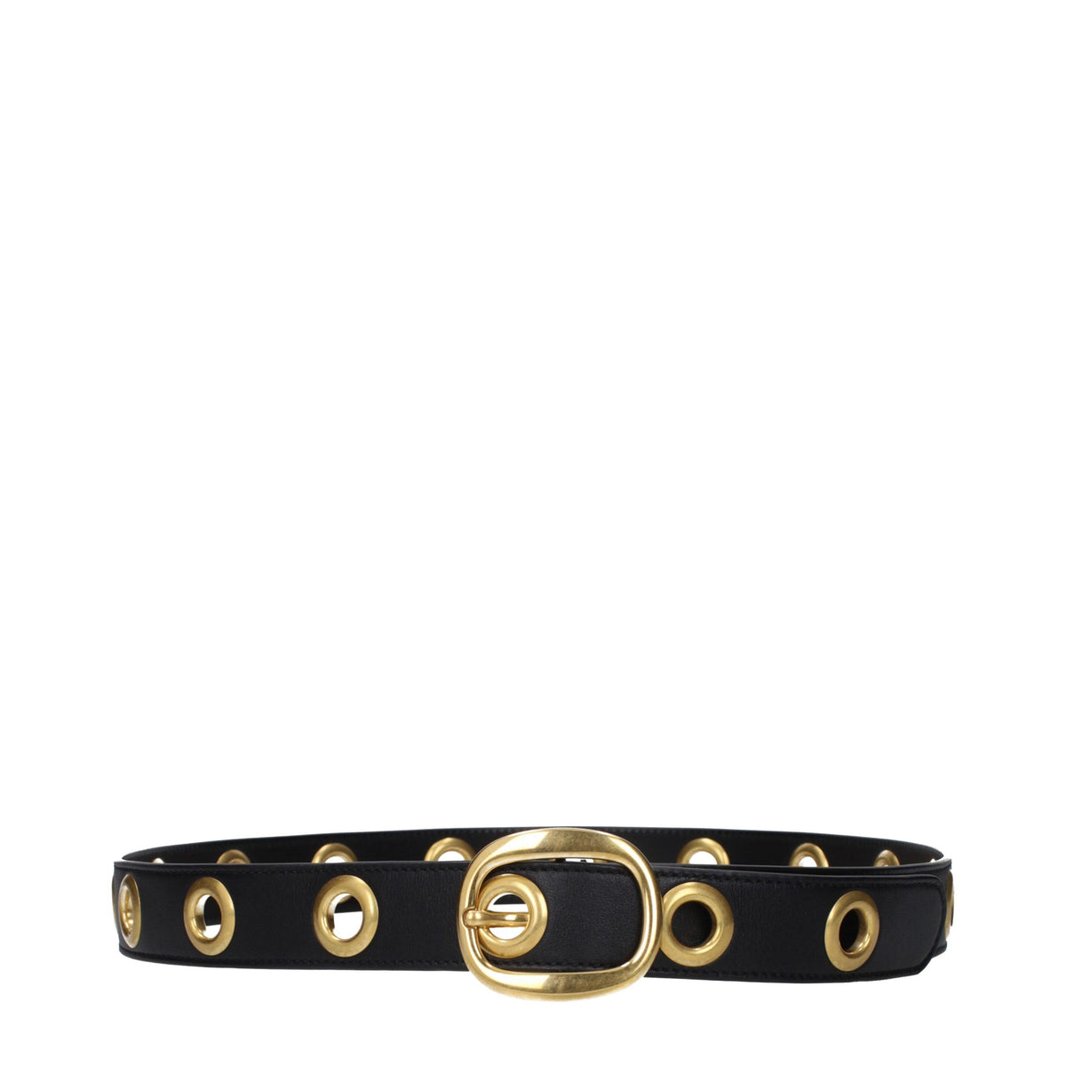 Black Leather Regular Belt