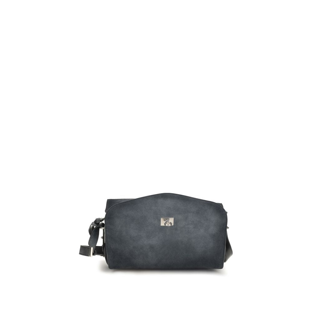 Blue Calf Leather Bos Taurus Shoulder Bag