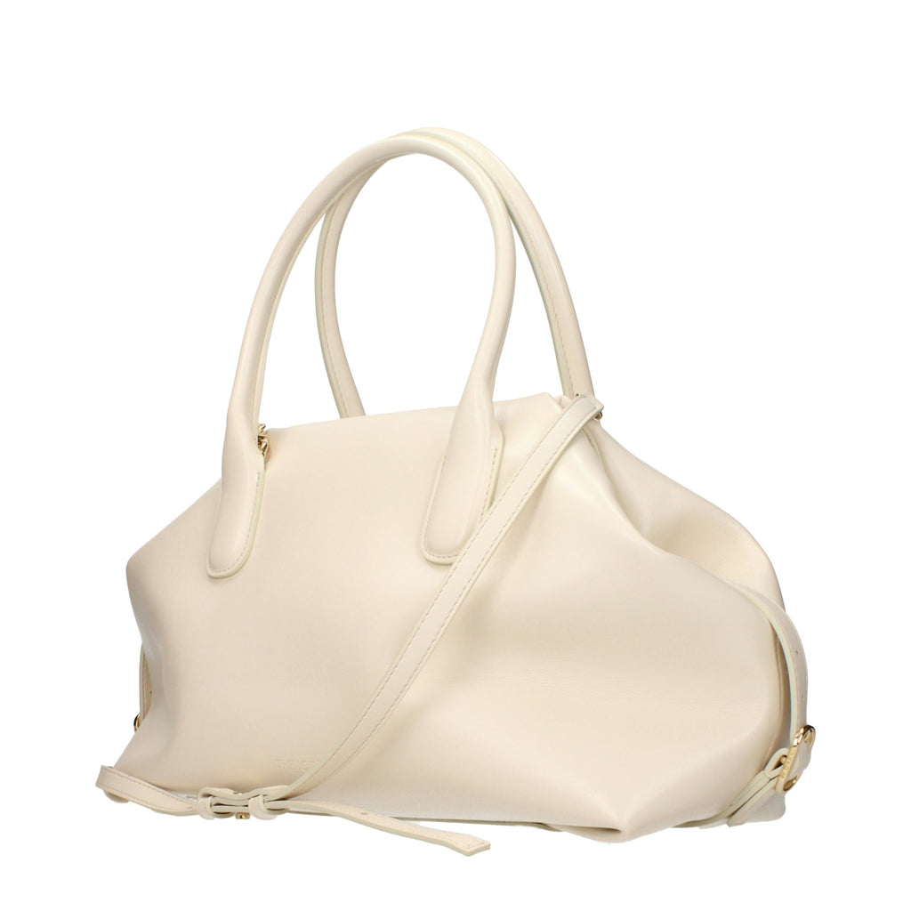 Beige Leather Handbag