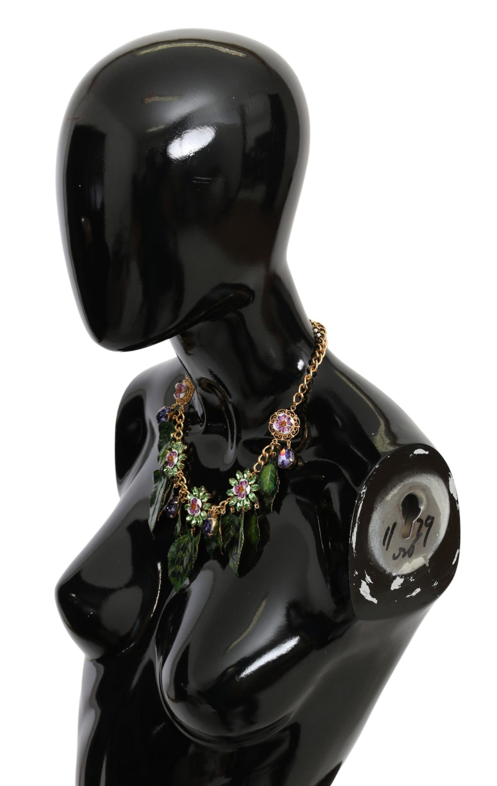 Dolce & Gabbana Crystal Flower Pendant Necklace