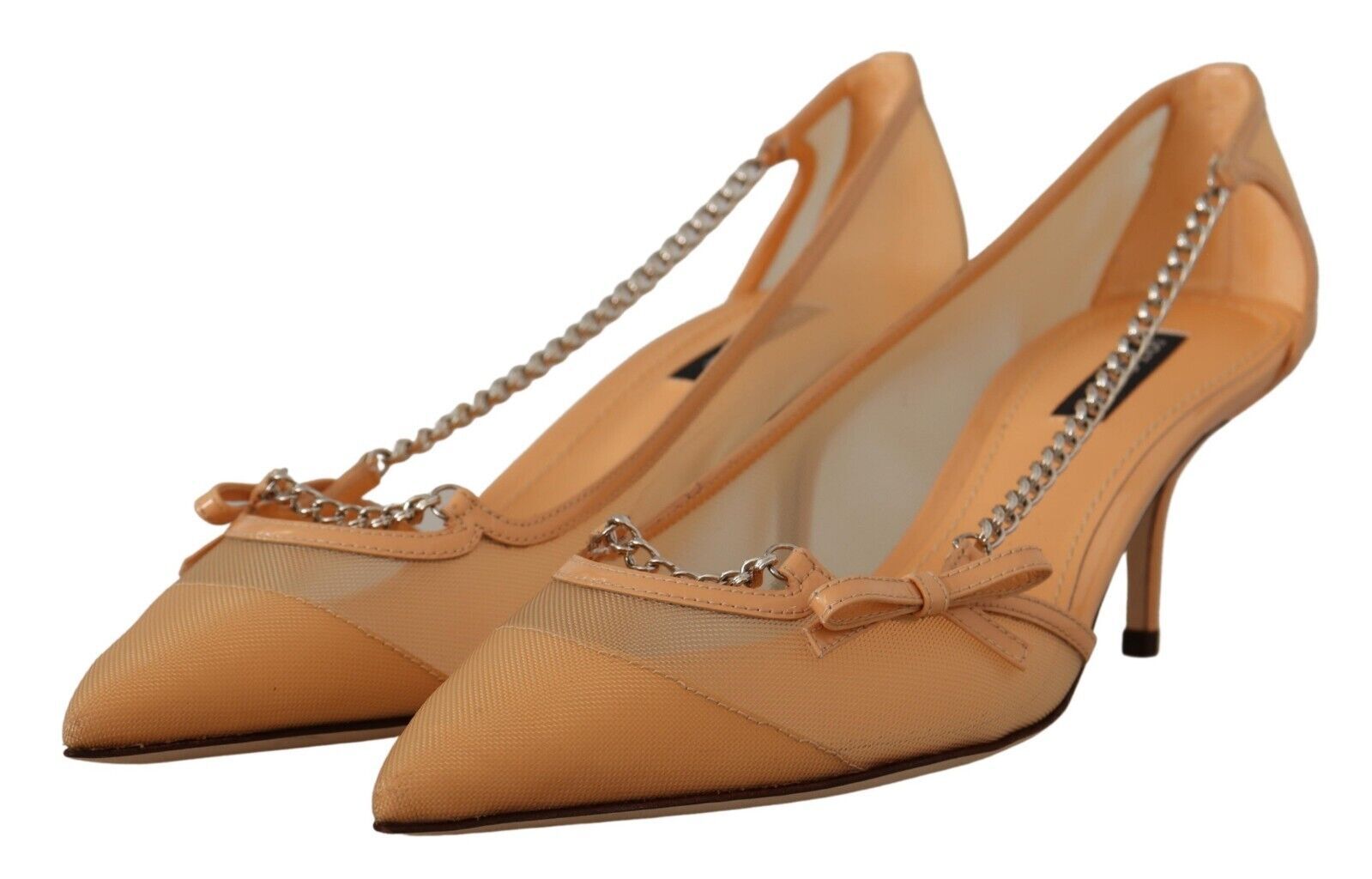 Dolce & Gabbana Mesh Leather Pumps