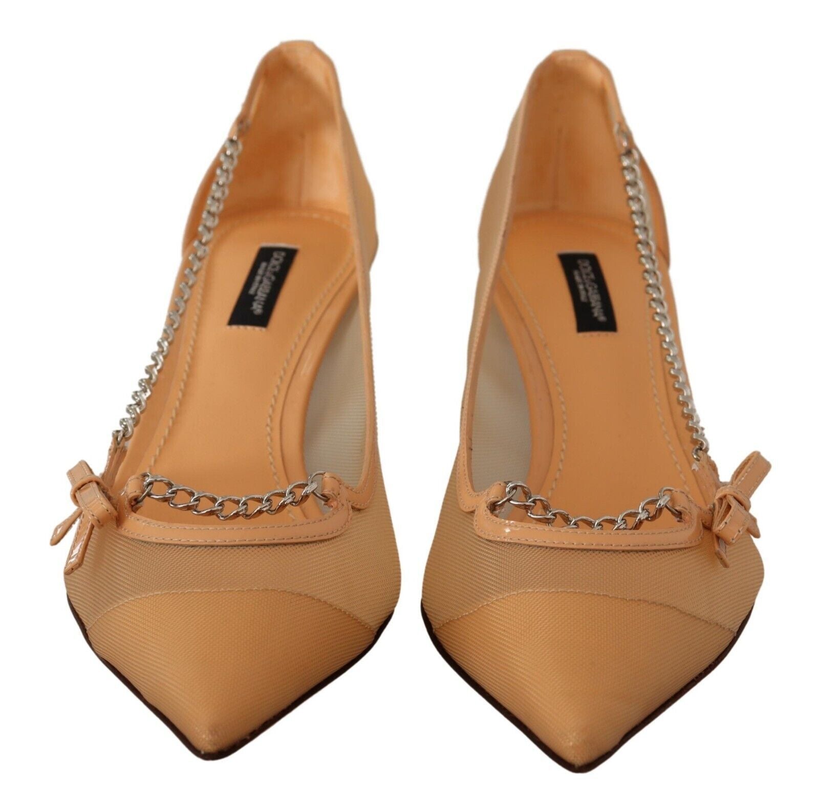 Dolce & Gabbana Mesh Leather Pumps