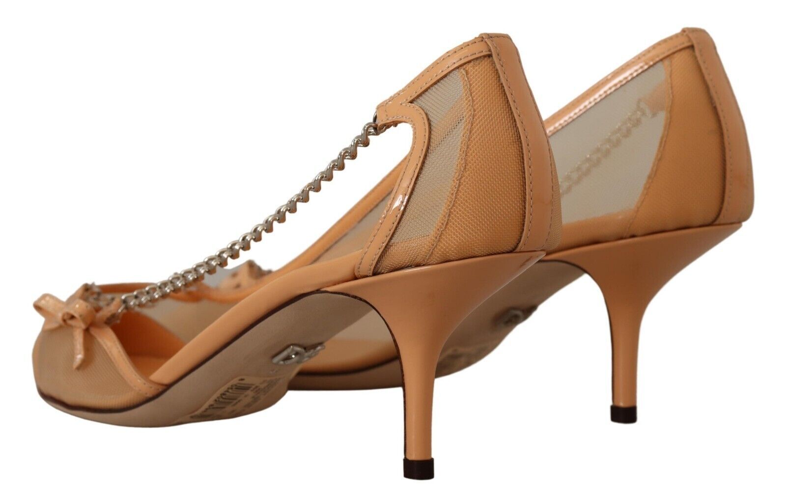 Dolce & Gabbana Mesh Leather Pumps