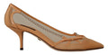 Dolce & Gabbana Mesh Leather Pumps