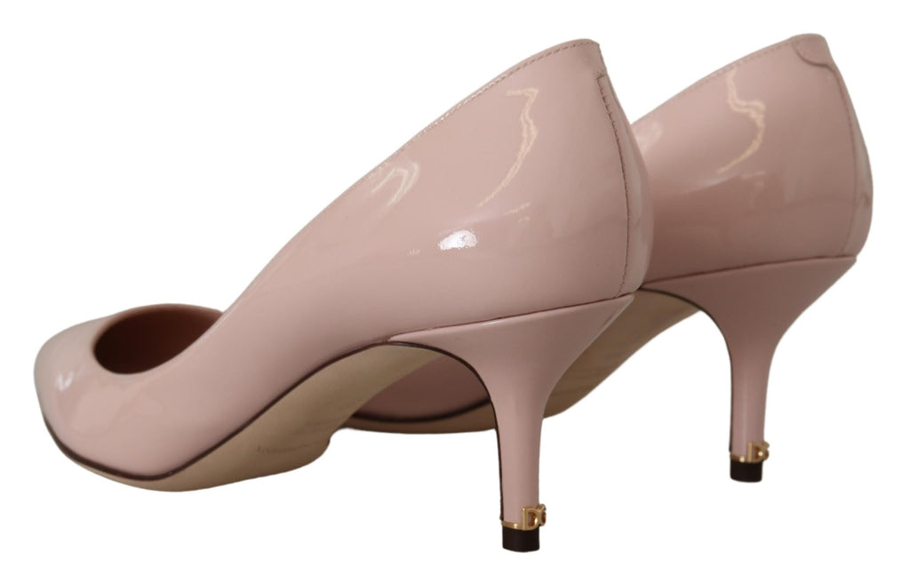 Dolce & Gabbana Patent Leather Kitten Heel Pumps