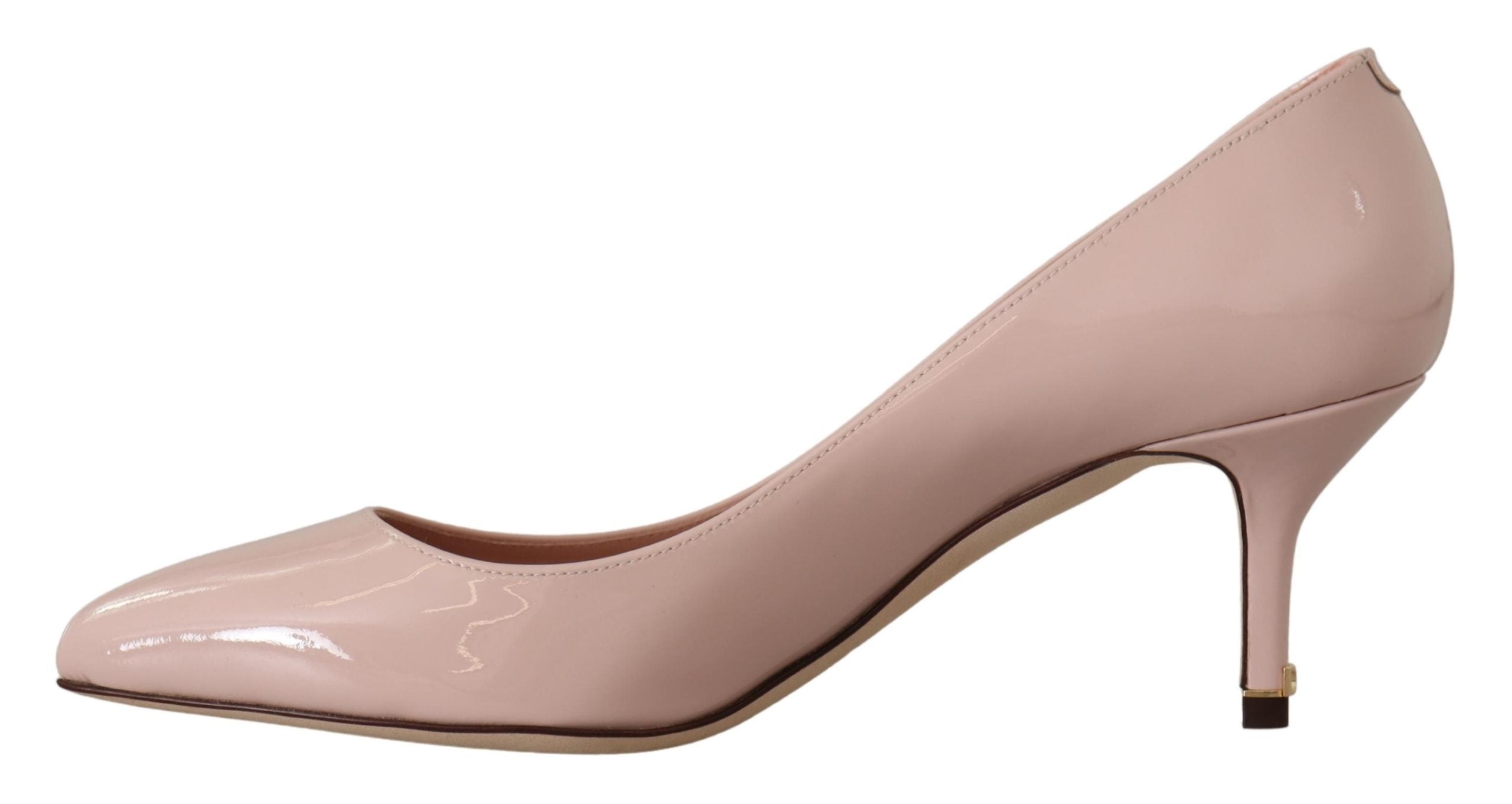 Dolce & Gabbana Patent Leather Kitten Heel Pumps