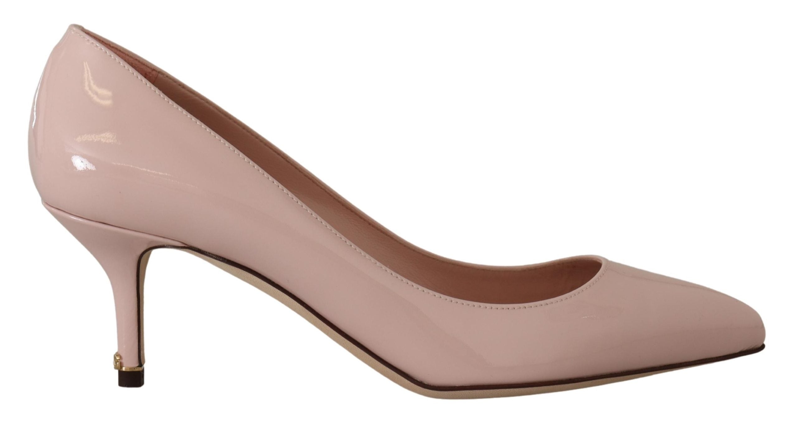 Dolce & Gabbana Patent Leather Kitten Heel Pumps