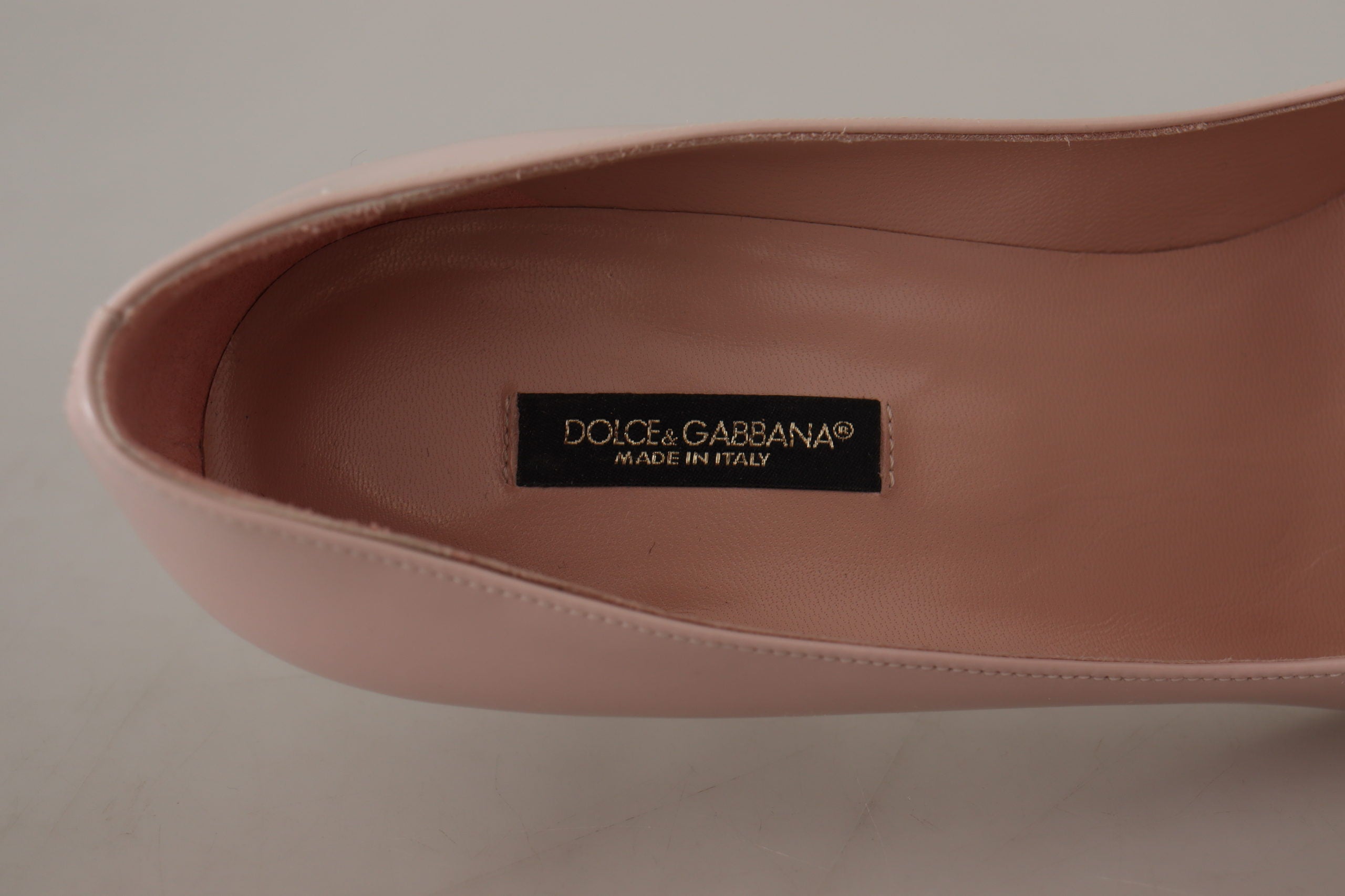 Dolce & Gabbana Patent Leather Kitten Heel Pumps