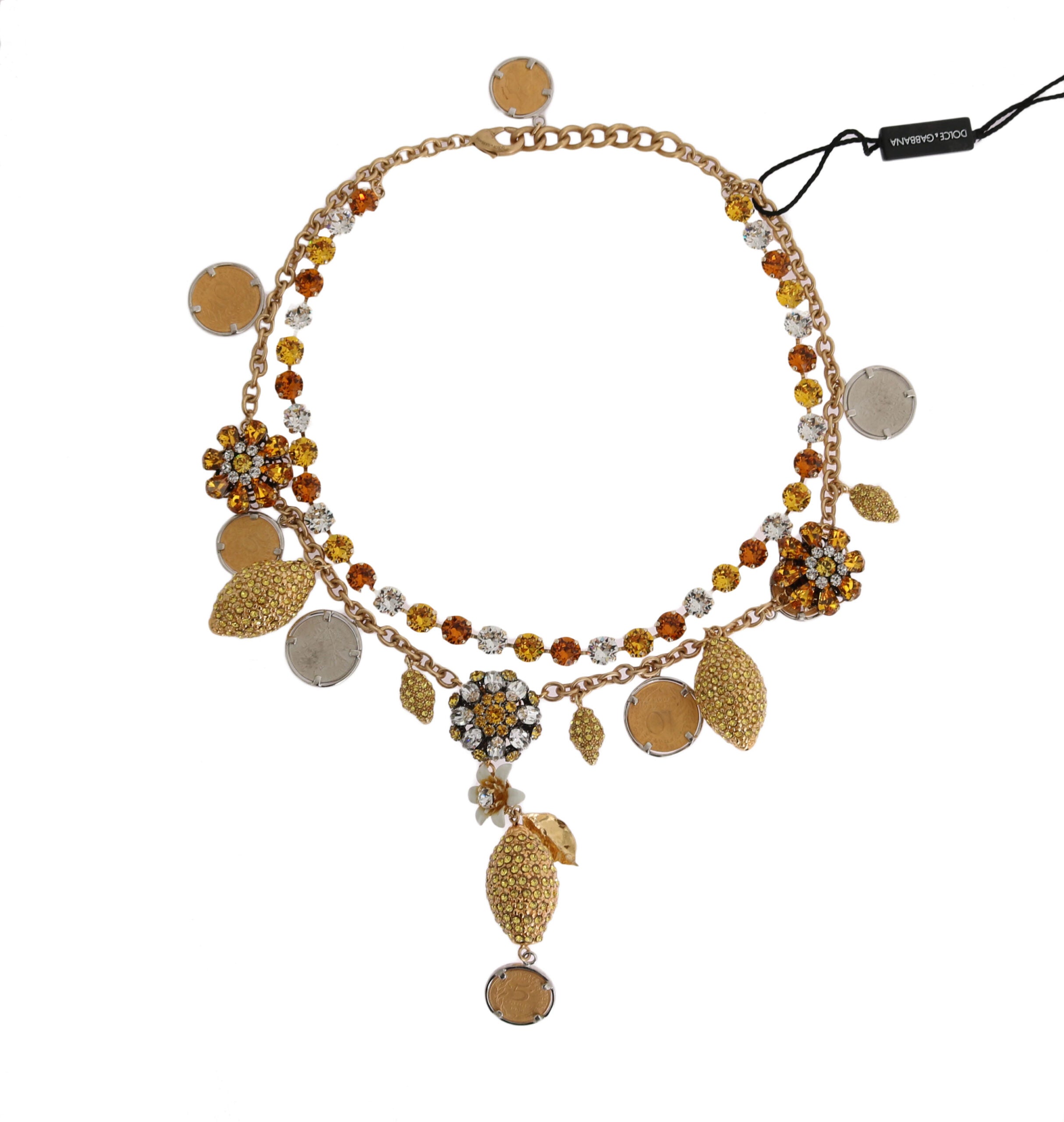 Dolce & Gabbana Pineapple Statement Necklace