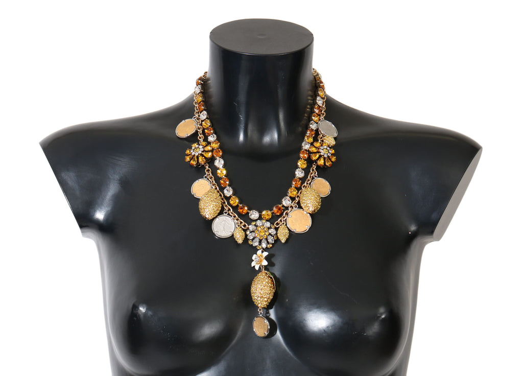 Dolce & Gabbana Pineapple Statement Necklace
