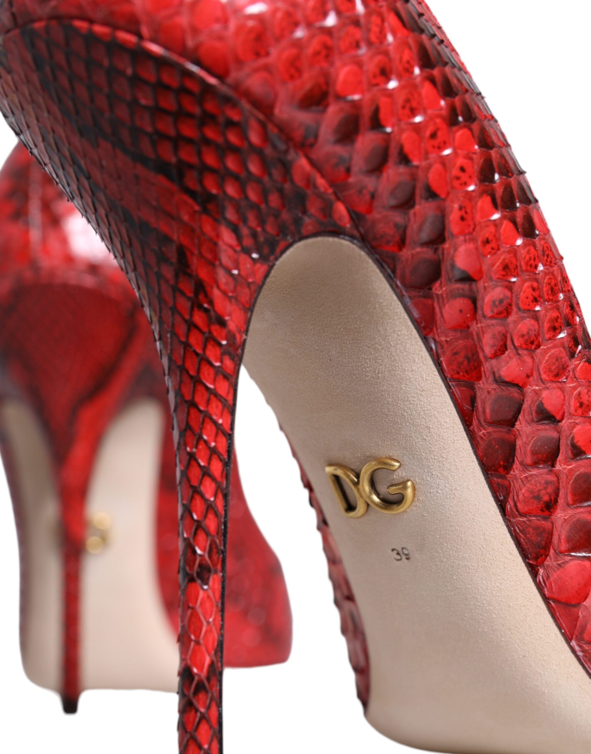 Escarpins Dolce & Gabbana en cuir de python
