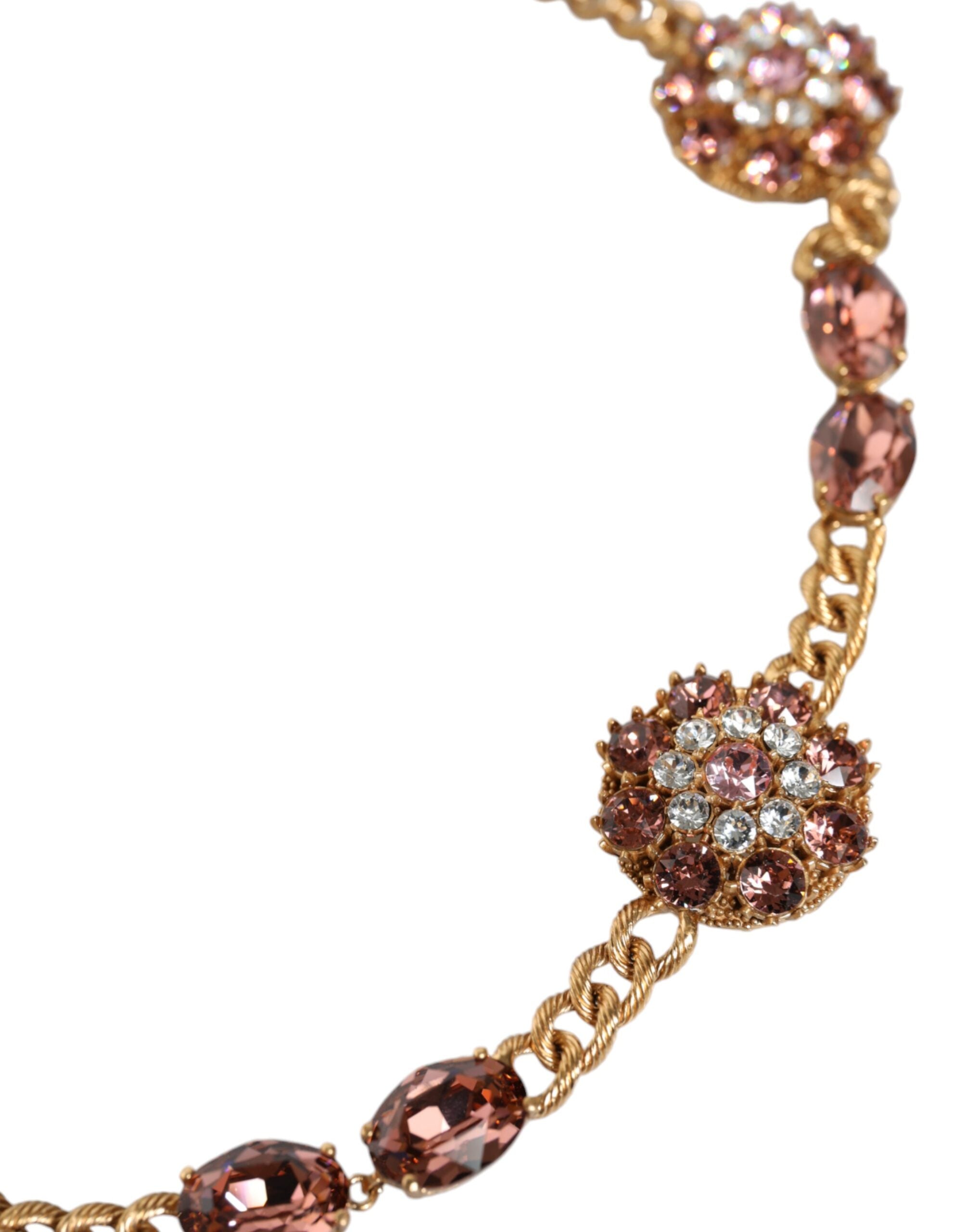 Ceinture en Laiton Doré Ornée de Cristaux