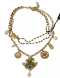Dolce & Gabbana Floral Charms Necklace