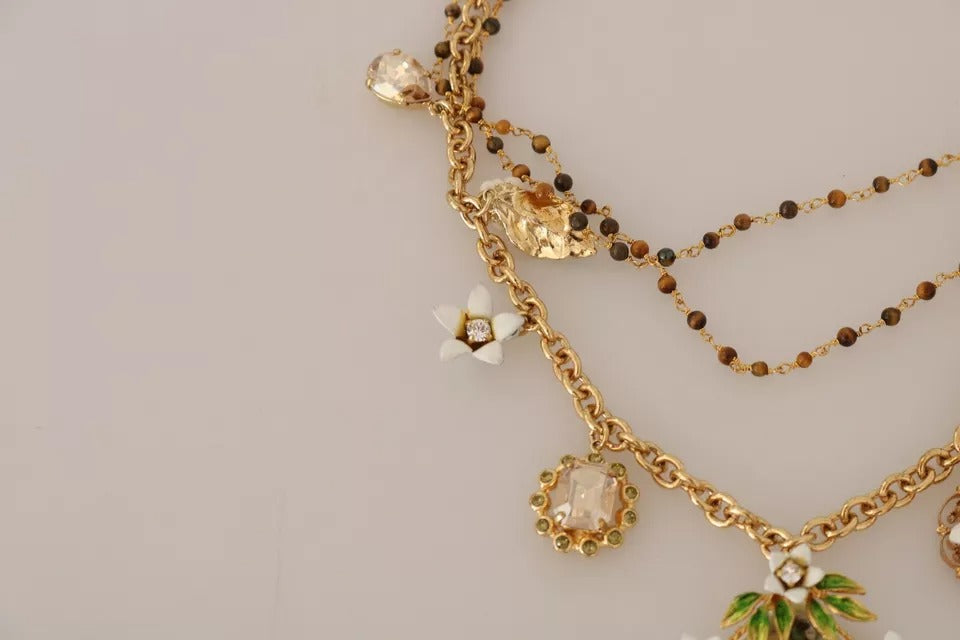 Dolce & Gabbana Floral Charms Necklace