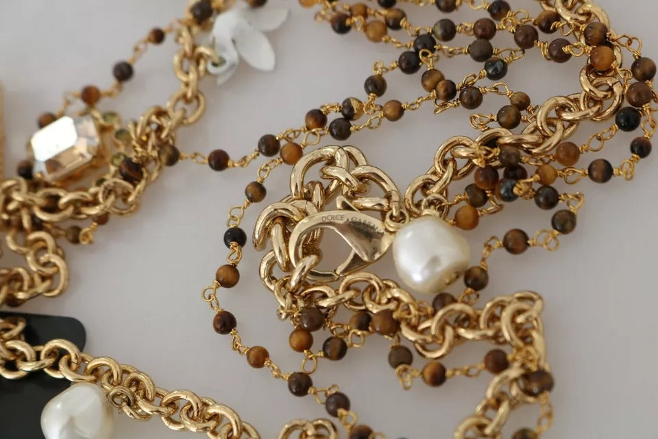 Dolce & Gabbana Floral Charms Necklace