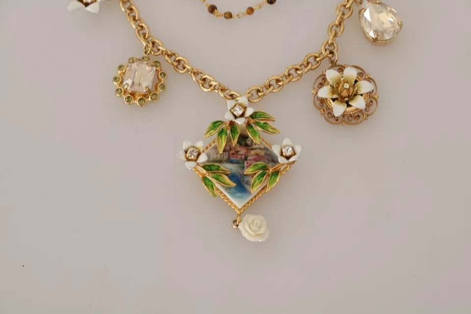 Dolce & Gabbana Floral Charms Necklace
