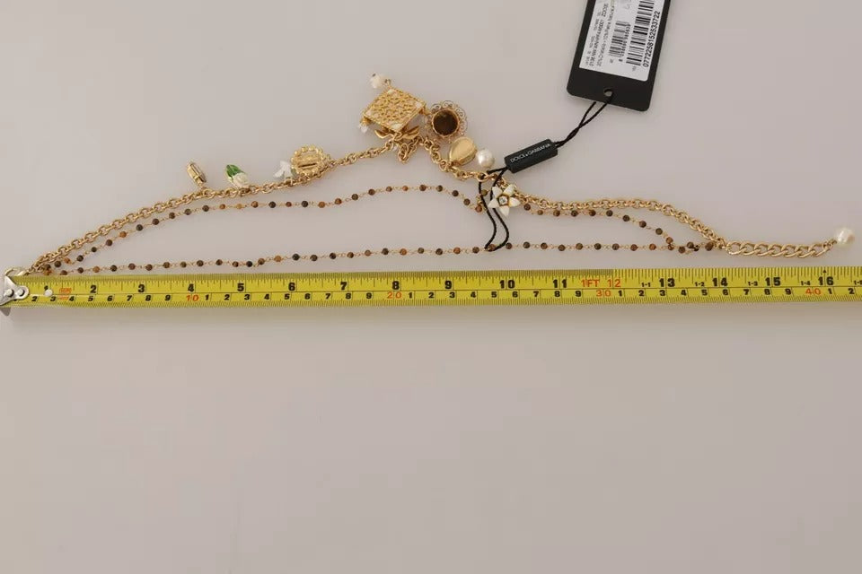 Collier Dolce & Gabbana à breloques florales