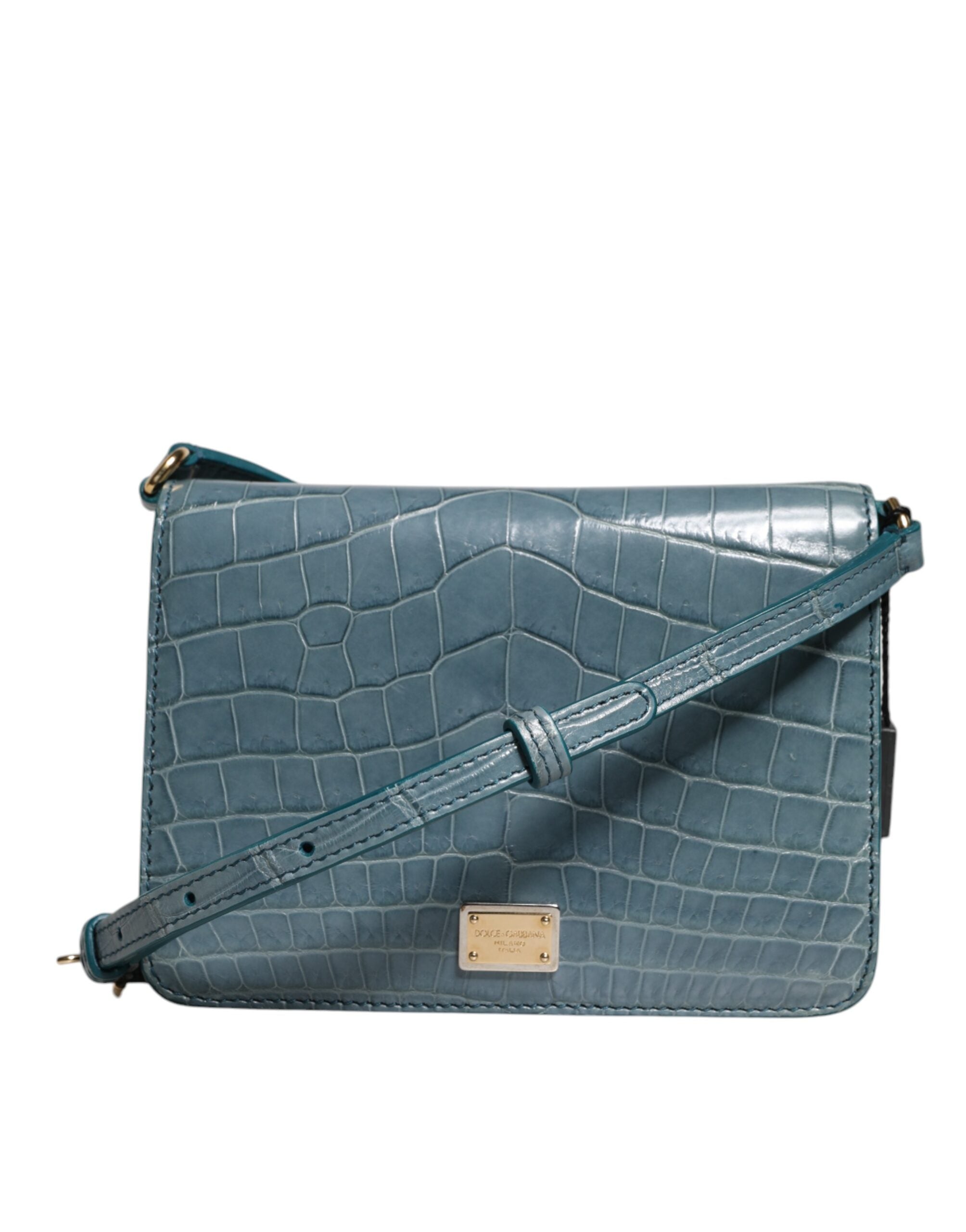 Dolce & Gabbana Crocodile Leather Crossbody Bag