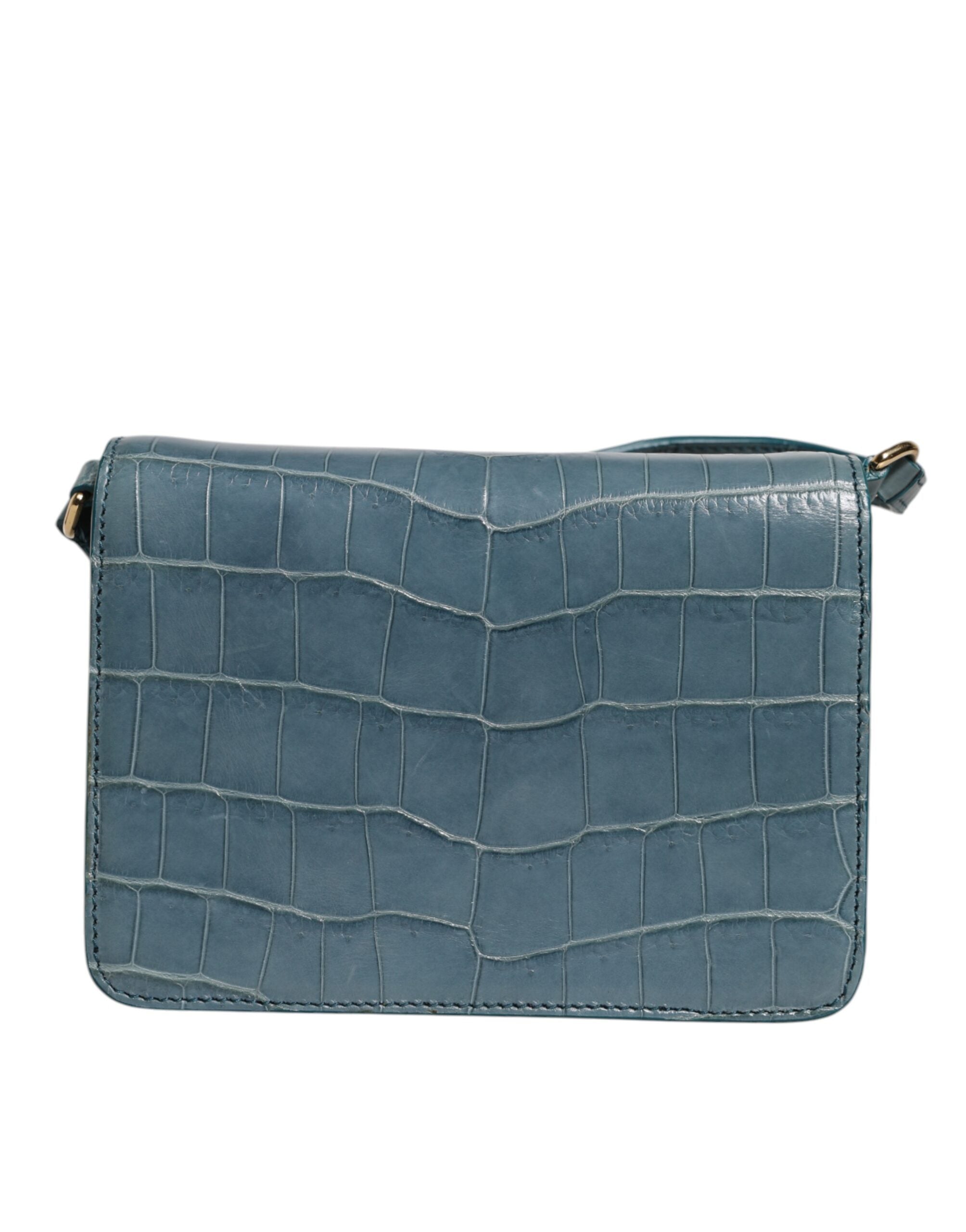 Dolce & Gabbana Crocodile Leather Crossbody Bag
