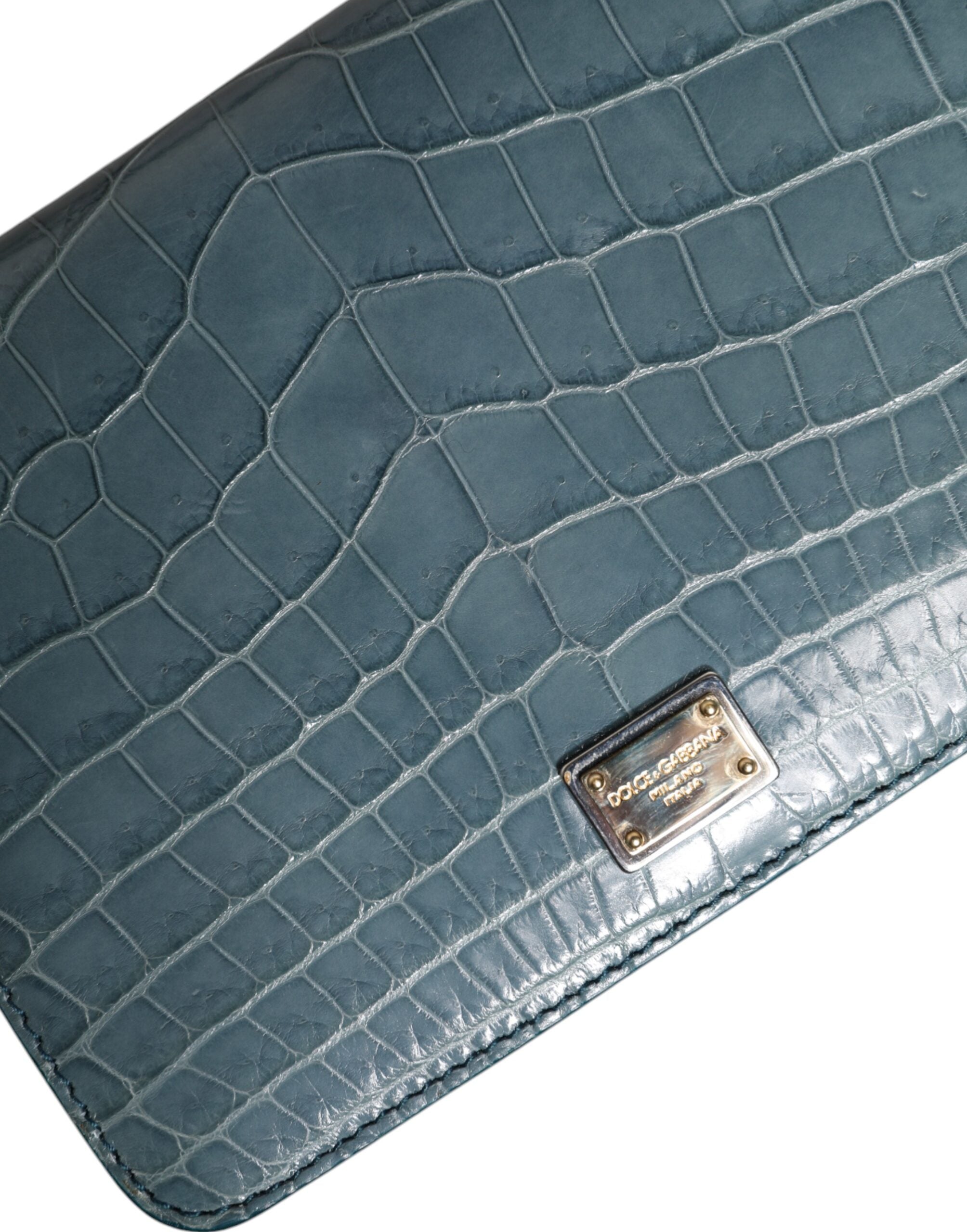 Dolce & Gabbana Crocodile Leather Crossbody Bag