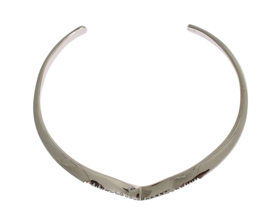 Nialaya Skyfall Arched Wing 925 Sterling Silver Bangle Bracelet