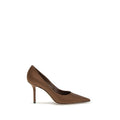 Pumps en Soie Marron