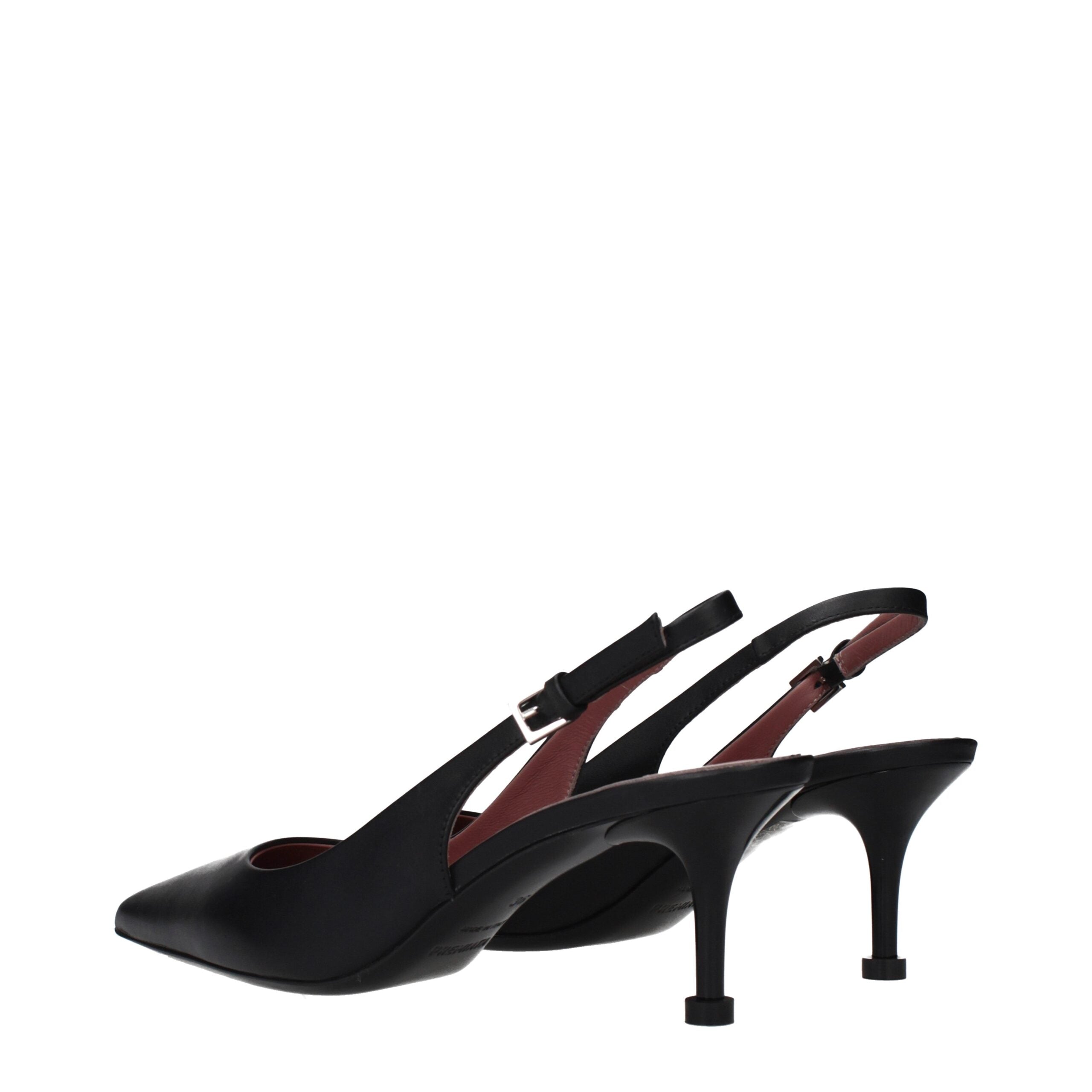Escarpins Plateforme en Cuir Noir