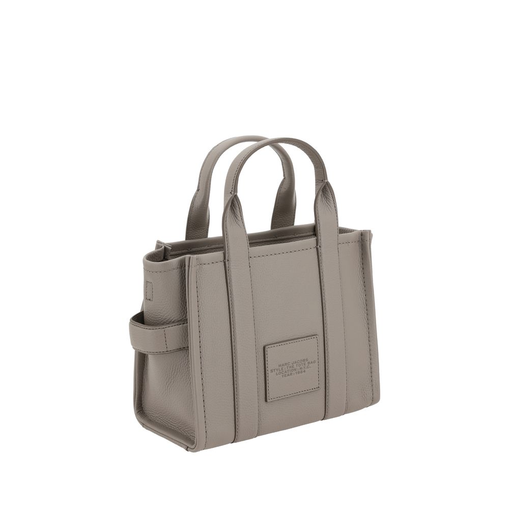 Gray Calf Leather Handbag