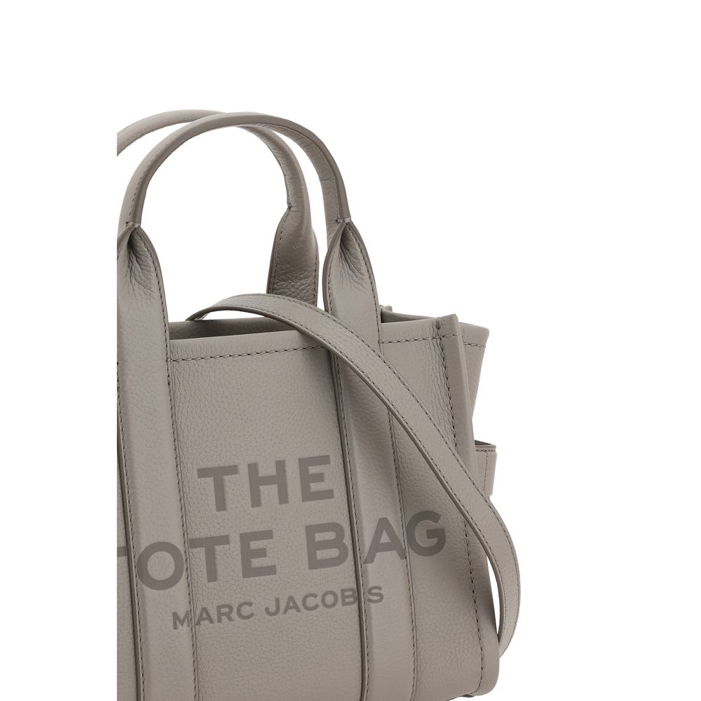 Gray Calf Leather Handbag